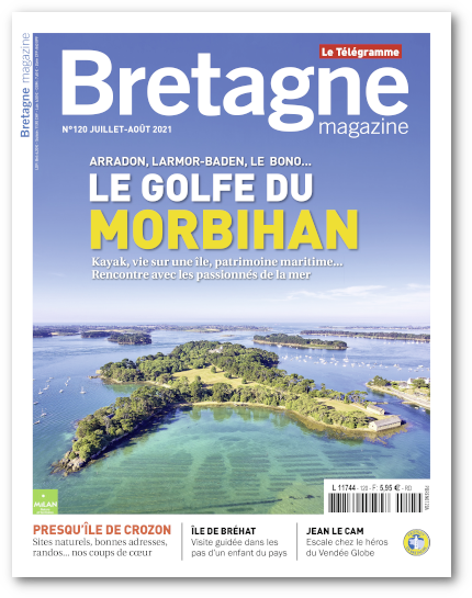 Le Golfe du Morbihan couverture Bretagne Magazine 2021