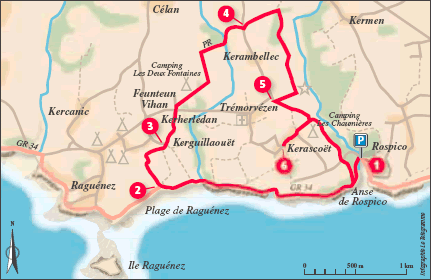randonnée nevez bretagne