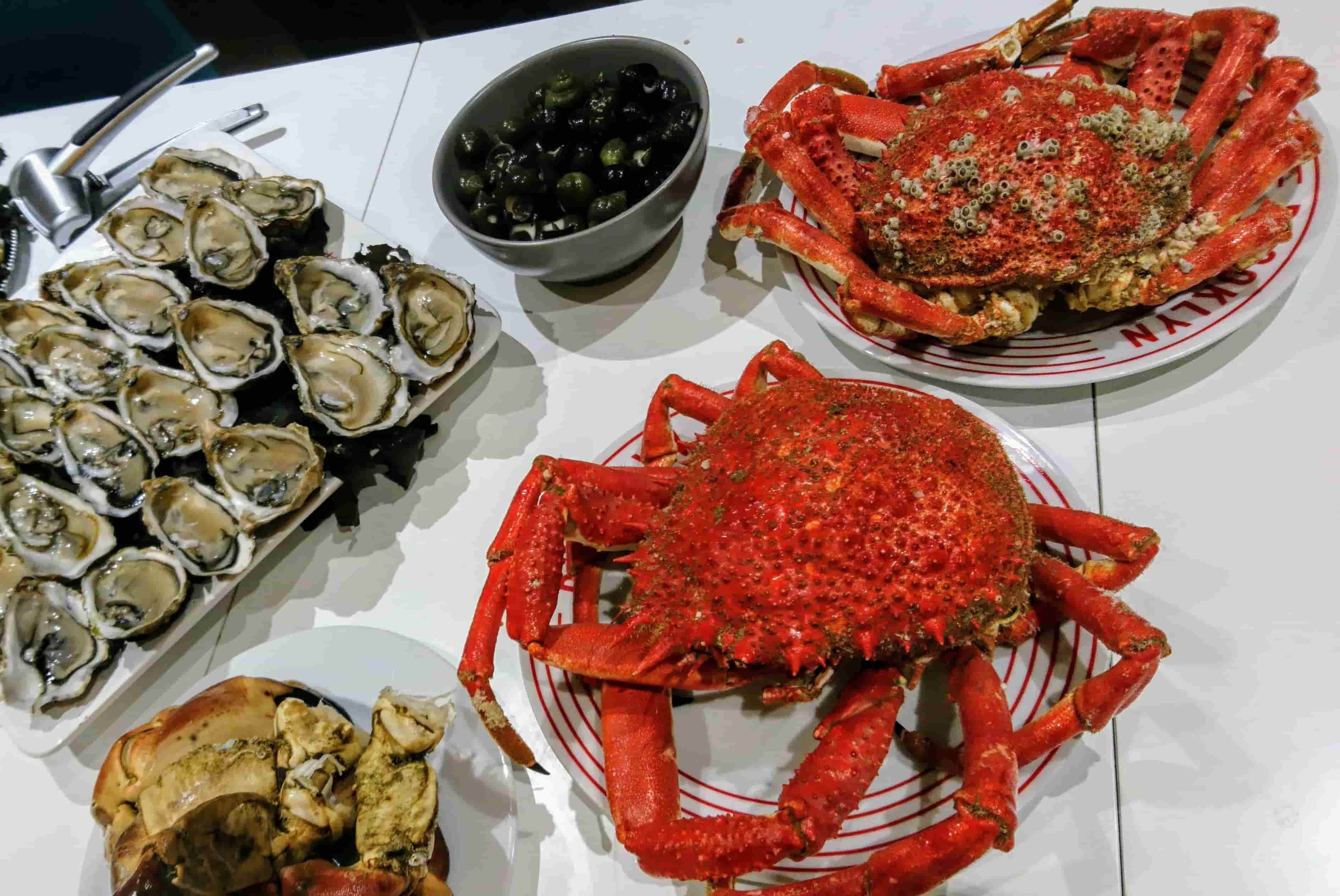 plateau de fruit de mer araignée