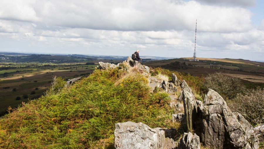 Le Roc'h Trévézel dans les Monts d'Arrée, Finistère, Bretagne