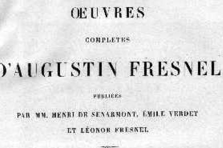 Augustin Fresnel Augustin Fresnel