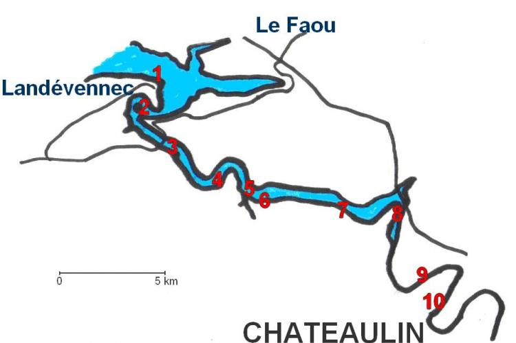 Découverte de l'Aulne maritime à la voile Découverte de l'Aulne maritime à la voile