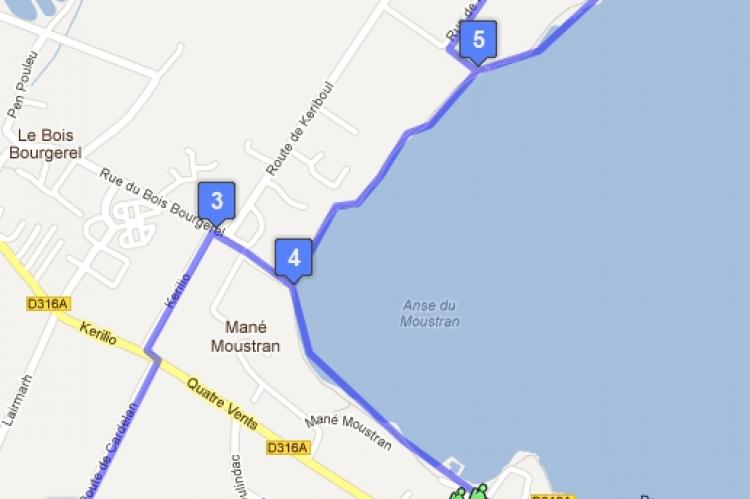 Randonnée à l'Anse du Moustran à Baden Randonnée à l'Anse du Moustran à Baden