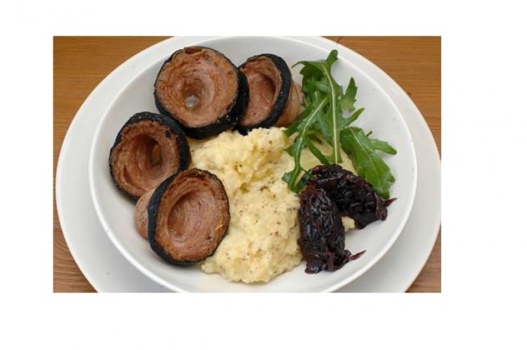Andouille de Guémené et purée de pommes de terre Andouille de Guémené et purée de pommes de terre