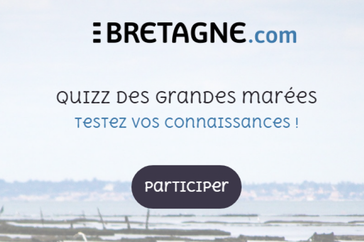 Le quizz des grandes marées en Bretagne