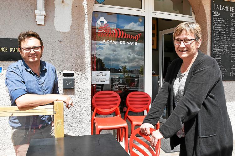 La Dame de Nage à Locquirec (photo : Ronan Tanguy)