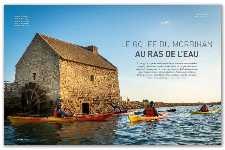 Le Golfe du Morbihan, au ras de l'eau Le Golfe du Morbihan, au ras de l'eau