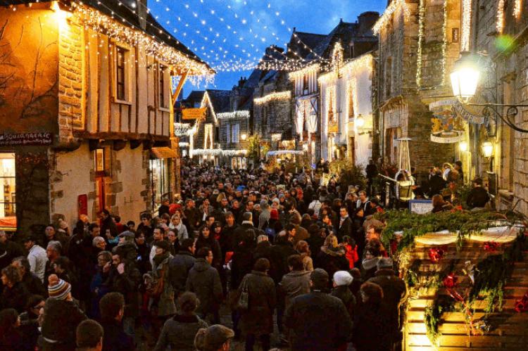Les illuminations de Noël à Rochefort-en-Terre