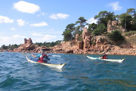 Kayak de mer autour de l'île de Bréhat