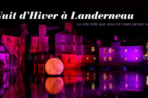 Nuit hiver landerneau