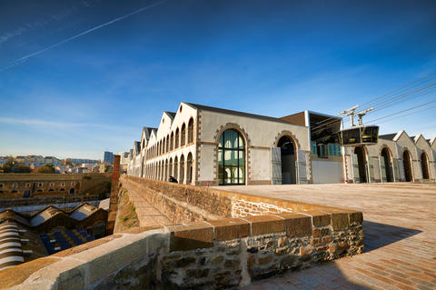 Vue de l'extérieur de l'atelier de capucins