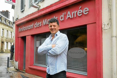 Loïc Tassin chef du restaurant des Monts d'Arrée. Photo Hervé Corre
