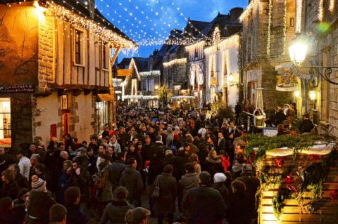 Les illuminations de Noël à Rochefort-en-Terre