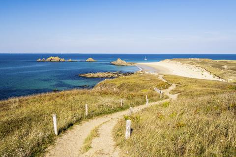 Plage sur l'île d'Houat