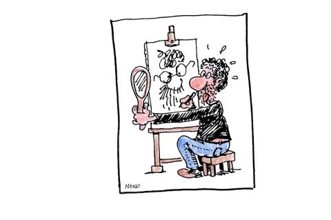 Autoportrait de Nono dessinateur