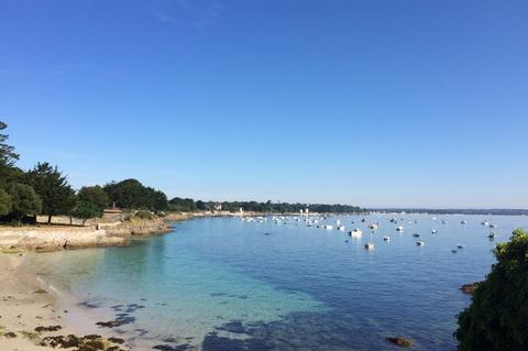 Plage des oiseaux à Beg Meil, dans le Finistère Sud