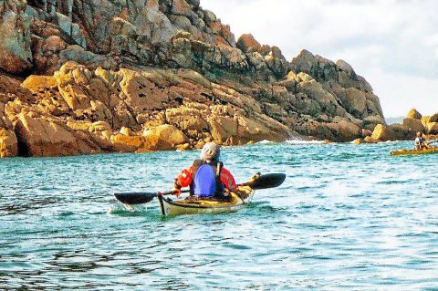 Kayak de mer autour de l'île de Bréhat