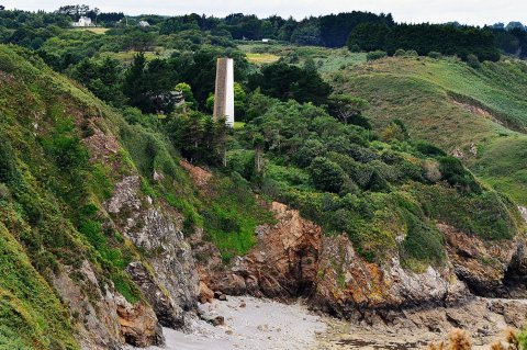 A Plouha, le Port-Mohuer est une échancrure dans la roche 