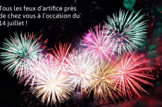 Les feux d'artifices du 14 juillet