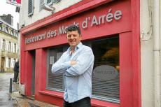 Loïc Tassin chef du restaurant des Monts d'Arrée. Photo Hervé Corre