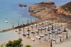 Gwin Zegal, petit port au pied des falaises de Plouha