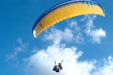 parapente dans le Finistère, en Bretagne