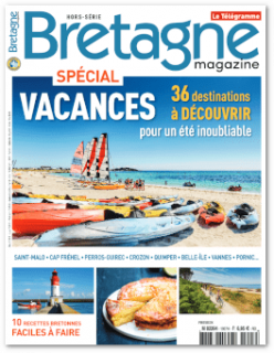 Couverture numéro hors-série spécial vacances 2019 Bretagne Magazine
