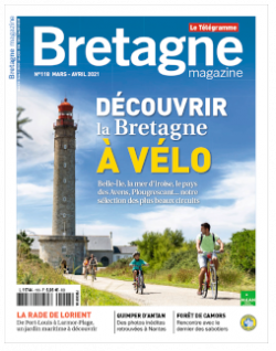 Couverture Bretagne Magazine numéro 118 La Bretagne à vélo 2021